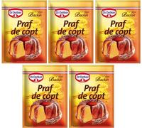 Baking Ingredients Kit by DR Oetker, Baking Powder, Dry Yeast, Egg Dye, Vanilla Sugar (5 Pack, Baking Powder 10g)