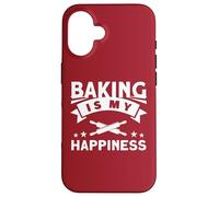 Baking Is My Happiness Case for iPhone 16