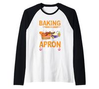 Baking is My Superpower and My Apron is My Cape Raglan Baseball Tee