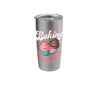 Baking is My Superpower Baking Baker Cookie Muffin Cupcake Stainless Steel Insulated Tumbler