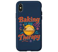Baking is My Therapy Kitchen Sweet Treats Culinary Fun Case for iPhone X/XS