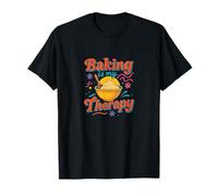 Baking is My Therapy Kitchen Sweet Treats Culinary Fun T-Shirt