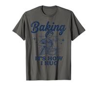 Baking Its How I Hug Vintage Mothers Day Women Baking Lover T-Shirt