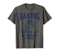Baking Its How I Hug Vintage Raccoon Chef Baker Baking T-Shirt