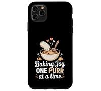 Baking Joy One Purr At A Time Baker Pastry Kitchen Case for iPhone 11 Pro Max