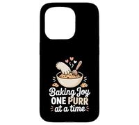 Baking Joy One Purr At A Time Baker Pastry Kitchen Case for iPhone 15 Pro