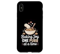Baking Joy One Purr At A Time Baker Pastry Kitchen Case for iPhone XS Max