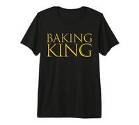 Baking King Expert Pastry Cookie Chef Cake Baker Decorator Premium T-Shirt