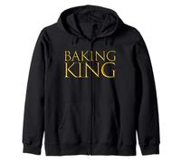 Baking King Expert Pastry Cookie Chef Cake Baker Decorator Zip Hoodie