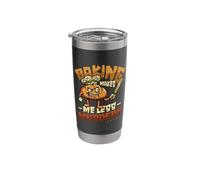 Baking Makes Me Less Murdery Pastry Chef Stainless Steel Insulated Tumbler
