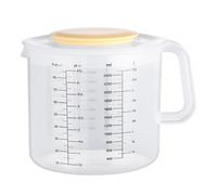 Baking Measuring Cups, Graduated Mixing Bowl, Large Build with Scale Markings, Handy Aid for Salad Mixing, Kitchen Accessory, Reliable Splash Proof Cup for Cream Whipping Egg Daily Use (White2)