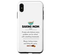 Baking Mom Definition gifts mothers day women Case for iPhone XS Max