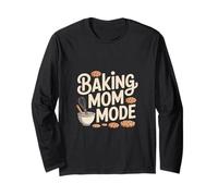 Baking Mom Mode Funny Cookie Baking Kitchen Love Long Sleeve T-Shirt