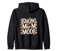 Baking Mom Mode Funny Cookie Baking Kitchen Love Zip Hoodie