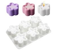 Baking Moulds for Cakes, 6-Way Non-Stick Baking Mould with Easy Release - Cute Shaped Pastry Dessert Baking Moulds for Beginners Adults Children Chocolate Pudding Candles Home Bakery Party Holiday