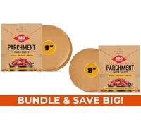 Baking Paper 220Pcs Cake Tin Liners 8" & 9" Round | 20 & 22cm Round Parchment Paper for Baking - Precut Greaseproof Paper Sheets - Easy to Use & Clean-Up Baking Sheets by Baker’s Signature
