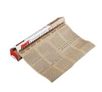 Baking Parchment Paper Roll Non Stick Baking Paper Newspaper Printing Design Food Wrapping Paper for Baking Cookies Bread Pizza Meat and Vegetables