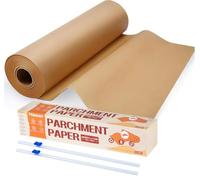 Baking Parchment Roll, Homewit Baking Paper - 30cm x 60m Greaseproof Paper Roll with 2 New Added Silde Cutters, Oven Liner for Cooking, Freezing, for Oven, Kitchen, Air Fryer, Pastry