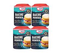 Baking Powder Gluten Free 170g (Pack of 4) | Perfect for Gluten-Free Baking Needs | Essential Baking for Light and Fluffy Bakes | Reliable Lift to Cakes | Convenient Resealable Packaging
