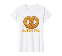 Baking Pretzel German Bread Making Bakery Baker Bread Maker Value Graphic T-Shirt, Women, White, XS