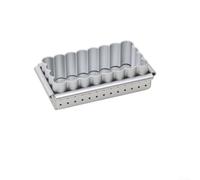 Baking Puff Pastry Lace Corn Egg Tart For Crafted From Food Safe Aluminum Alloy With Seamless Non And Unique Floral Design For Bakery Use With Pies And Cookies(B)