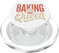 Baking Queen Crowned Chef Cute Baking Lover PopSockets PopGrip for MagSafe