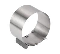Baking Ring - Cake Ring Mold | Cake Baking Rings | Stainless Steel Adjustable Reusable Round Mousse Bakery Mold For Cooking Crumpets, Eggs,