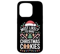 Baking Season Most Likely To Bake Christmas Cookies Joy Case for iPhone 15 Pro