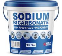 Baking Soda, Sodium Bicarbonate 100% Pure Food Grade Bicarb Bicarbonate Baking Soda Bucket for Cooking, Cleaning, Baking, Bath Bombs, Odours, Teeth MADE in UK by PSN (1KG)