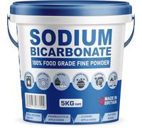 Baking Soda, Sodium Bicarbonate 100% Pure Food Grade Bicarb Bicarbonate Baking Soda Bucket for Cooking, Cleaning, Baking, Bath Bombs, Odours, Teeth MADE in UK by PSN (5KG)