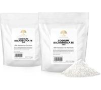 Baking Soda, Sodium Bicarbonate 2kg Pure Baking Soda for Cleaning, Baking, Bath Bombs, Odours and Teeth