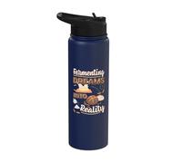 Baking Sourdough Bread Baking Homemade Sourdough Baker Stainless Steel Insulated Water Bottle
