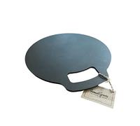 Baking Stone Tray, Non Stick, for Oven or Hob, for Pizza, Bread, Pancake and Other Recipes in Gift Box, Round, Cast Iron, 30 cm x 6 mm Made in England