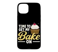 Baking Time To Get My Bake On Pastry Cake Cookies Baker Case for iPhone 15 Plus