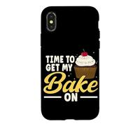 Baking Time To Get My Bake On Pastry Cake Cookies Baker Case for iPhone X/XS