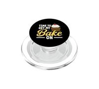 Baking Time To Get My Bake On Pastry Cake Cookies Baker PopSockets PopGrip for MagSafe