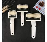Baking Tool Pastry Lattice Roller Cutter Plastic for Cookie Pie Pizza Bread Dough, Assists in Creating Beautiful Lattice Patterns for Professional Pastry Finish (M)