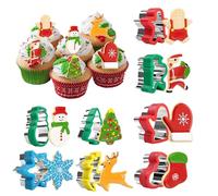 Baking Tools - 8 Piece Stainless Steel & Silicone Utensil Set, Premium Home Baker Kit with Measuring Cups Spoons Whisk Spatula Dough Scraper | Kitchen Equipment for Cakes Bread and