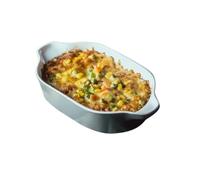 Baking Tray Rectangular Ceramic Baking Dish for Oven Baked Baking pan(Gris)