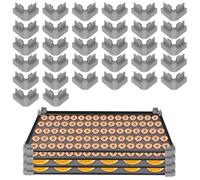 Baking Tray Stacker, 32 Pcs Freeze Dryer Tray Stackers Reusable Multipurpose Layered Pan Stacking Holder, Space Saving Sheet Stacker for Kitchen Fridge and Cupboard(Grey)