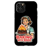Baking With Rage Retro 1950s Housewife Pop Art Humor Case for iPhone 11 Pro