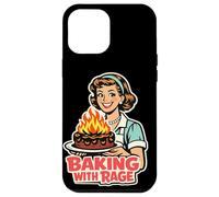 Baking With Rage Retro 1950s Housewife Pop Art Humor Case for iPhone 12 Pro Max