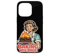 Baking With Rage Retro 1950s Housewife Pop Art Humor Case for iPhone 13 Pro
