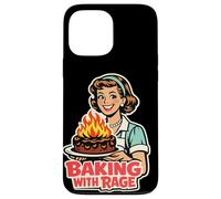 Baking With Rage Retro 1950s Housewife Pop Art Humor Case for iPhone 13 Pro Max