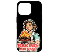 Baking With Rage Retro 1950s Housewife Pop Art Humor Case for iPhone 16 Pro