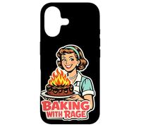 Baking With Rage Retro 1950s Housewife Pop Art Humor Case for iPhone 17