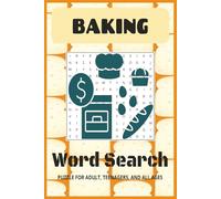 Baking Word Search Puzzle Book: Easy to Read Print | 6 x 9 inches, 144 pages | 70+ puzzles - Gift for Vacations, Holidays, and Relaxing Times