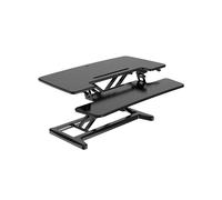 BakkerElkhuizen Adjustable Sit-Stand Desk Riser 2 Black