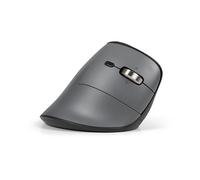 BakkerElkhuizen FastForward Pro 3-Mode Vertical Ergonomic Mouse with Hyperscroll, Horizontal Scroll, Bluetooth/2.4G/USB-C, Silent Clicks, 2400 DPI, Rechargeable, for Windows & Mac