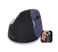 Evoluent Jacklo 4 Right Handed Wireless Vertical Mouse. Black/Blue/Silver.